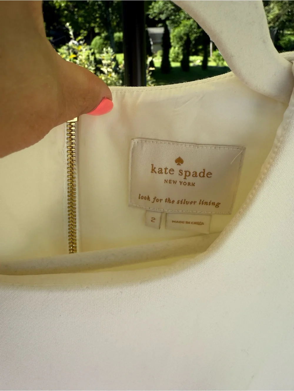 Kate Spade white dress